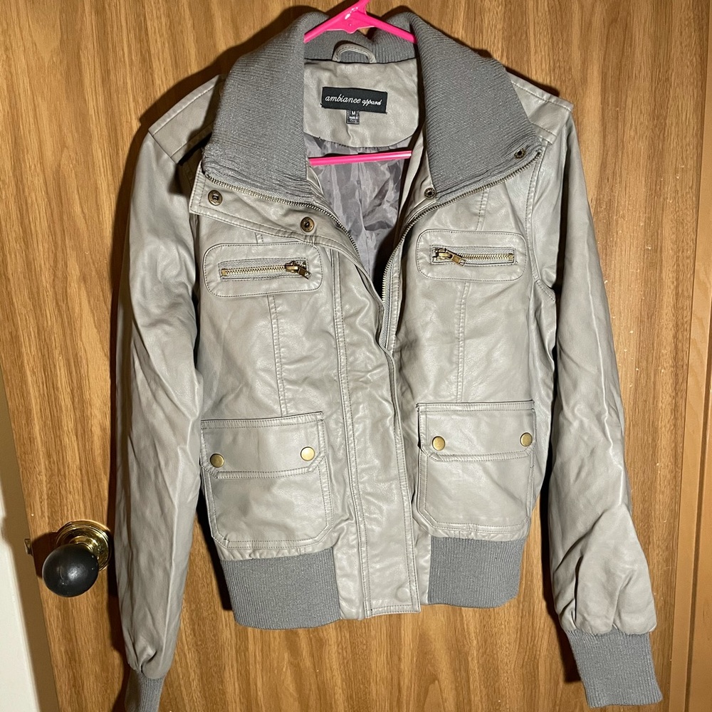Bomber Jacket by Ambiance Apparel